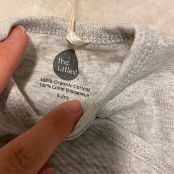 The Littlest 100% organic cotton bodysuit NWT - Picture 2 of 6